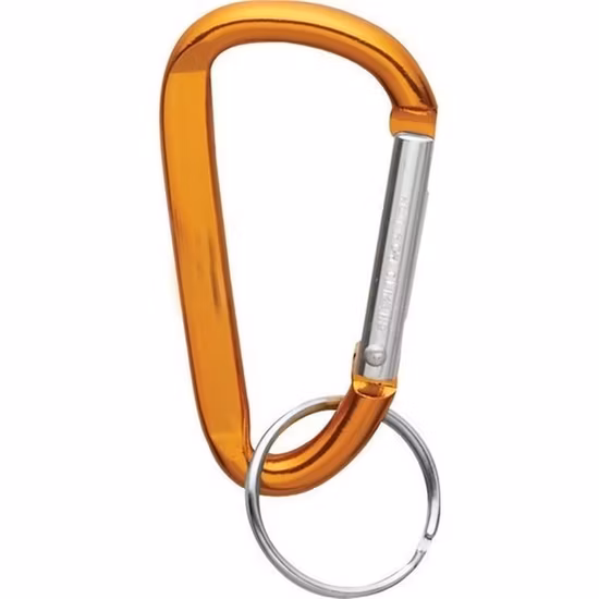 Free Shipping Multifunctional Carabiner Compass Keychain Hiking Carabiner Mini Compass Thermometer Outdoor Key Ring Snap Hook
