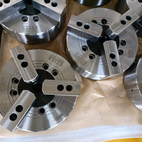 Mandrin de tour pneumatique solide à 3 mâchoires KS110